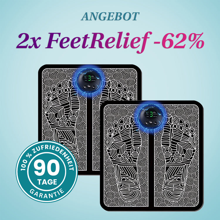 FeetRelief NMES Fußmassagegerät.