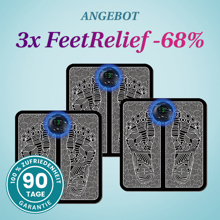 FeetRelief NMES Fußmassagegerät.